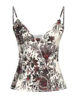 PACO RABANNE Cream Women‘s Top