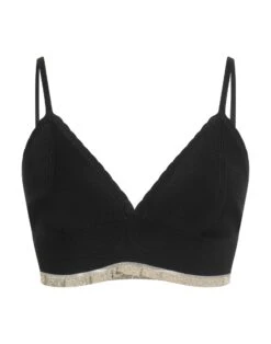 PACO RABANNE Black Women‘s Crop Top