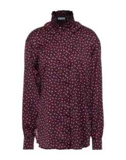 PACO RABANNE Black Women‘s Silk Shirts & Blouses