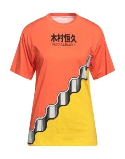 PACO RABANNE Orange Women‘s T-shirt