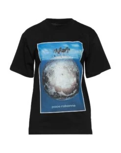 PACO RABANNE Black Women‘s T-shirt