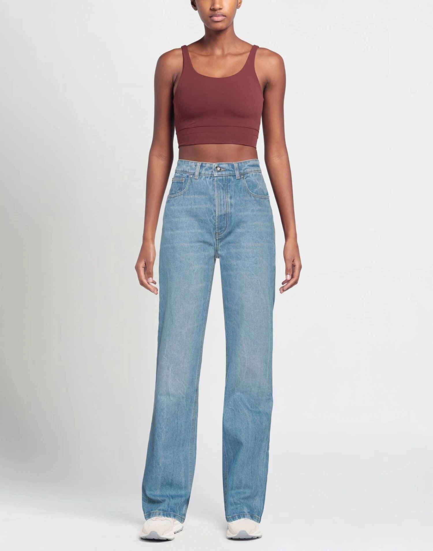 PACO RABANNE Blue Women‘s Bootcut Jeans 2 PACO RABANNE Blue Women‘s Bootcut Jeans - Image 2