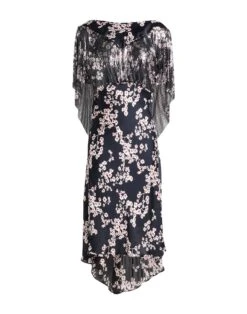 PACO RABANNE Midnight Blue Women‘s Short Dress