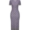 PACO RABANNE Purple Women‘s Elegant Dress