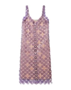 PACO RABANNE Light Purple Women‘s Midi Dress