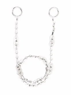 Women Paco Rabanne Logo-plaque Brass Keychain