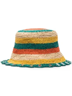 Women Paco Rabanne Raffia Straw Hat