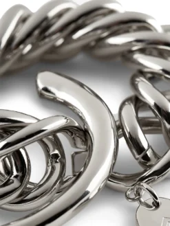 Women Paco Rabanne Heart-pendant Chain-link Bracelet 5 Women Paco Rabanne Heart-pendant Chain-link Bracelet -Paco Rabanne 17920668 40354576 1000