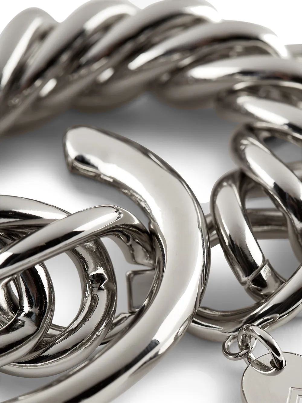 Women Paco Rabanne Heart-pendant Chain-link Bracelet 3 Women Paco Rabanne Heart-pendant Chain-link Bracelet - Image 3