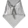 Women Paco Rabanne Metallic Chain-mail Scarf