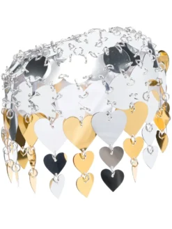 Women Paco Rabanne Heart-paillettes Chainmail Hat