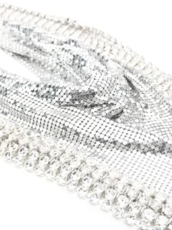Women Paco Rabanne Crystal-embellished Neck Scarf -Paco Rabanne 19509461 43504257 1000