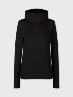 Paco Rabanne Bodyline Jersey Hooded Sweatshirt -Paco Rabanne 19EJSW001VI0148 P001 1