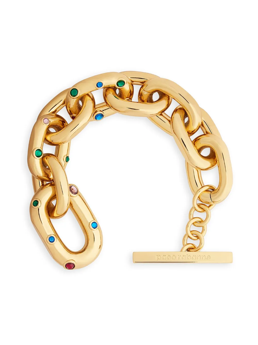 Women Paco Rabanne XL Link Embellished Chain Bracelet 3 Women Paco Rabanne XL Link Embellished Chain Bracelet - Image 3