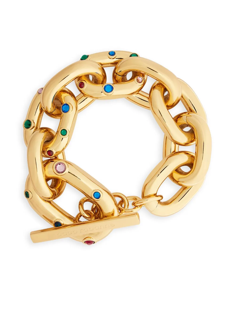 Women Paco Rabanne XL Link Embellished Chain Bracelet 1 Women Paco Rabanne XL Link Embellished Chain Bracelet