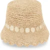 Women Paco Rabanne Coin-embellished Woven Hat