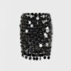 Paco Rabanne Black Sparkle Skirt