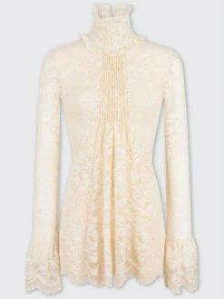 Paco Rabanne Ivory Lace Tunic