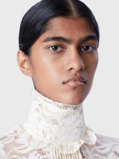 Paco Rabanne Ivory Lace Tunic -Paco Rabanne 20hjto272pa0170 p105 4