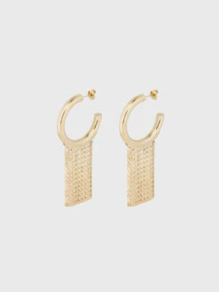 Paco Rabanne Pixel Hoop Earrings -Paco Rabanne 21PBB0145MET074 P710 2copie2