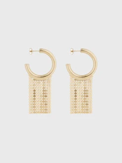 Paco Rabanne Pixel Hoop Earrings