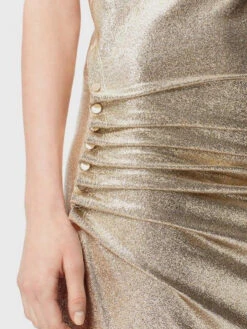 Paco Rabanne Fitted And Draped Dress In Lurex Jersey -Paco Rabanne 21ejro007vi0261 m042 4