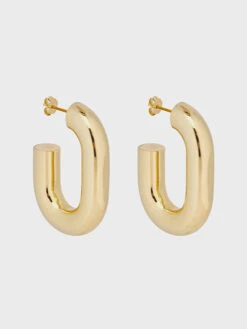 Paco Rabanne Gold XL Link Earrings