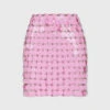 Paco Rabanne Pink Sparkle Skirt