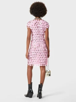 Paco Rabanne Pink Sparkle Dress -Paco Rabanne 22AIRO411PS0131 P652 2
