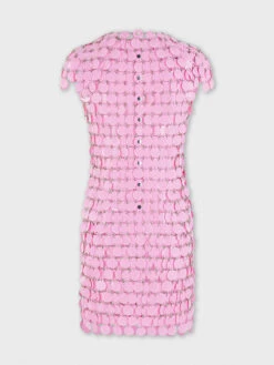 Paco Rabanne Pink Sparkle Dress -Paco Rabanne 22AIRO411PS0131 P652 6