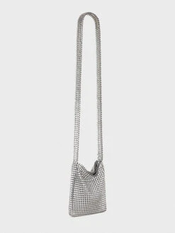 Paco Rabanne Mini Silver Pixel Bag -Paco Rabanne 22ASS0305MET211 P040 3