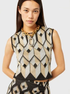 Paco Rabanne Two-Tone XL Link Necklace