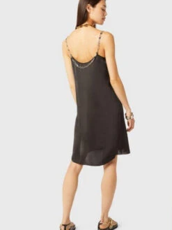 Paco Rabanne Short Dress With Jewelled Straps -Paco Rabanne 22pcro400po0180 p001 3