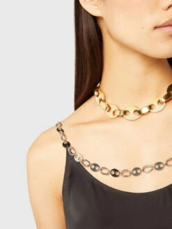 Paco Rabanne Short Dress With Jewelled Straps -Paco Rabanne 22pcro400po0180 p001 4