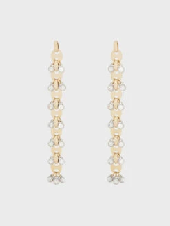 Paco Rabanne NANO SILVER AND GOLD EIGHT EARRING