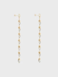 Paco Rabanne NANO SILVER AND GOLD EIGHT EARRING -Paco Rabanne 23PBB0126MET079 M711 4 1