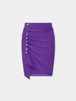 Paco Rabanne Short Draped Skirt