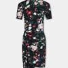 Paco Rabanne Draped Floral Printed Dress