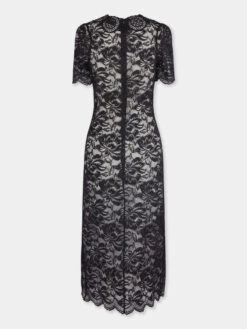 Paco Rabanne Lace Long Dress -Paco Rabanne 23PJRO520PA0170 P001 3
