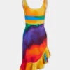 Paco Rabanne Multicolor Short Dress