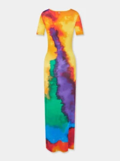 Paco Rabanne Multicolor Long Dress -Paco Rabanne 23PJRO572CU0007 V963 3