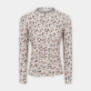 Paco Rabanne Draped Floral Printed Top