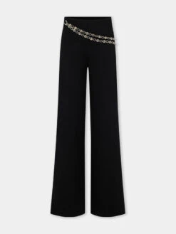 Paco Rabanne Black Knit Pants
