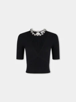 Paco Rabanne Ribbed Wool Top
