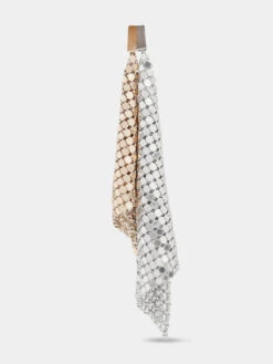 Paco Rabanne Gold And Silver Pixel Earrings -Paco Rabanne 23SBB0249MET372 M082 4