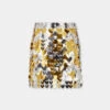 Paco Rabanne Silver/gold Sparkle Skirt