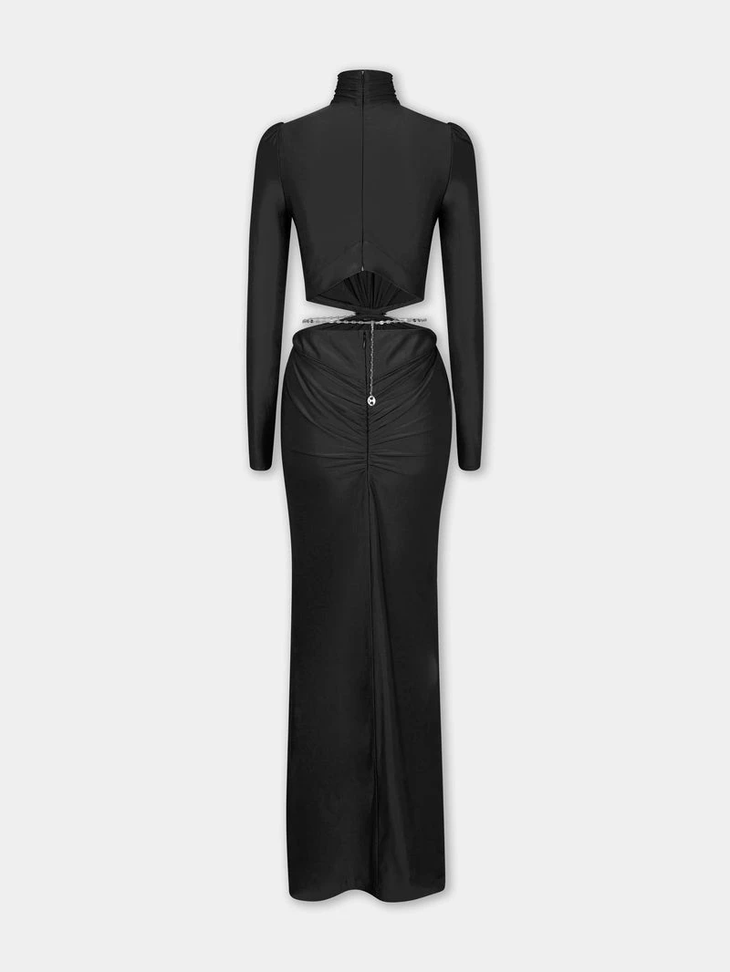 Paco Rabanne Long Backless Black Dress 2 Paco Rabanne Long Backless Black Dress - Image 2