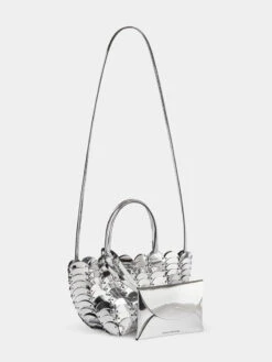 Paco Rabanne Mini Silver Pacoïo Caba Bag