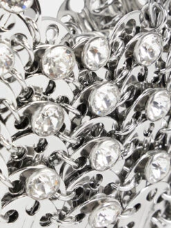 Paco Rabanne Silver And Rhinestone 1969 Moon Bag -Paco Rabanne 23SSS0336MET365 M064 4