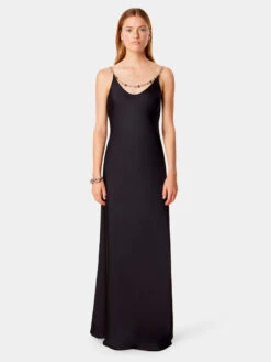 Paco Rabanne Long Black Dress -Paco Rabanne 23pcro450po0319 p001 2 jpg b1bfa029 8443 4fcf 8bea 802716b130a4